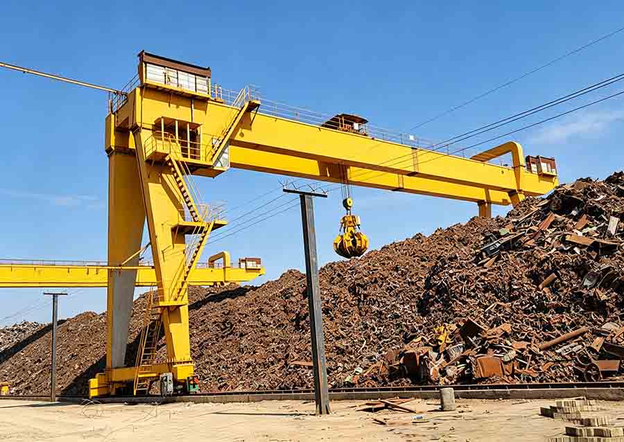 Scrap Handling Grab Gantry Cranes Scrap Handling Grab Gantry Cranes
